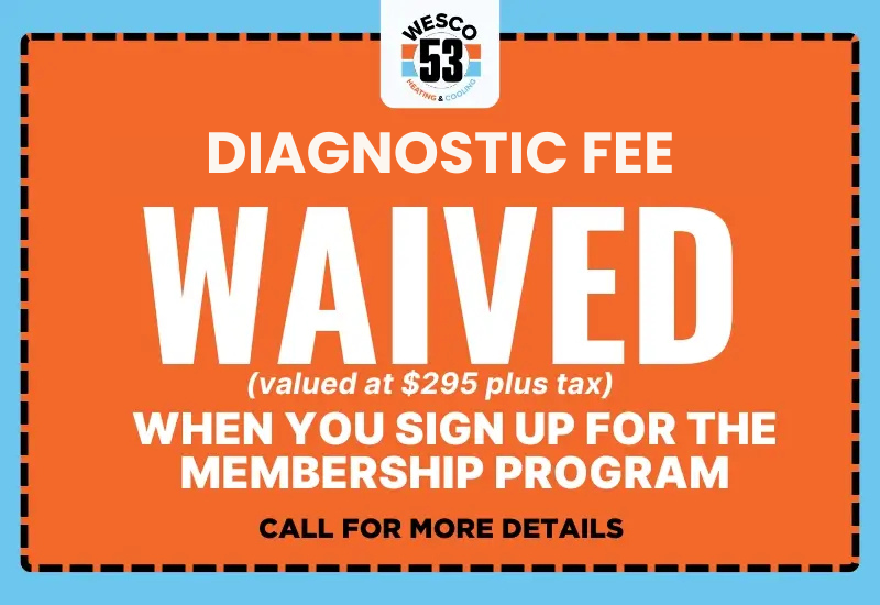 Diagnostic Fee Waived - Wesco 53 Heating & Cooling